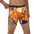 thumbnail image 4 of Lsque Sml Jeffy Pattern Men's Performance Stretch Underwear, Athletic Long Leg Briefs，Moisture-Wicking-Small, 4 of 6