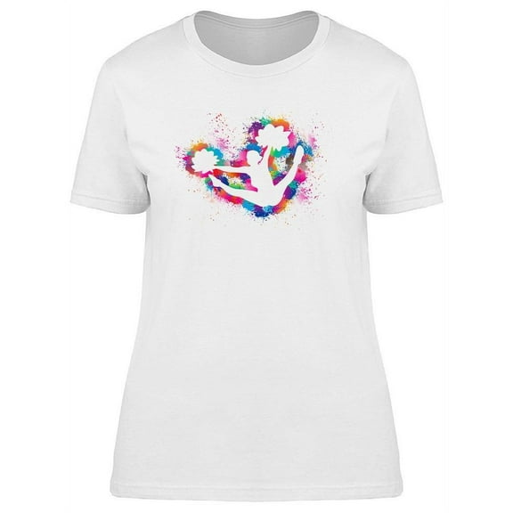 Cheerleader In Action T-Shirt Women -Image by Shutterstock, Female x-Large
