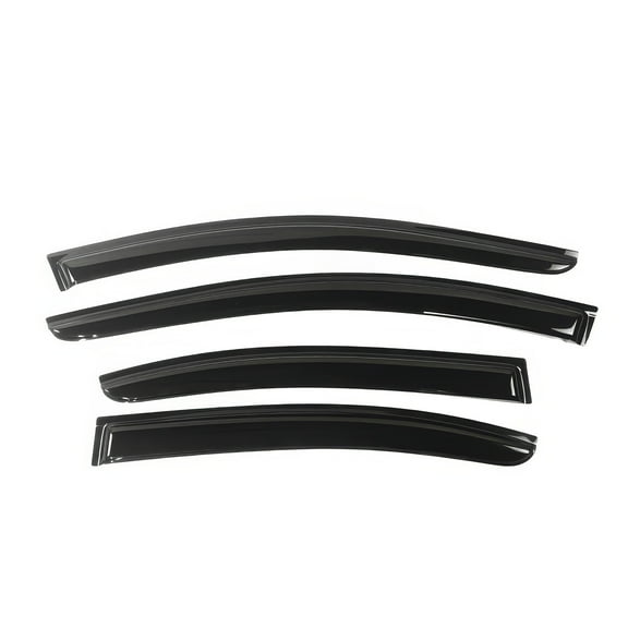 Ikon Motorsports Compatible with 09-15 Nissan Maxima Acrylic Window Visors Vent Windshield Deflector Rain Guard 4Pc Set Outside Mount 2009 2010 2011 2012 2013 2014 2015