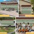 thumbnail image 6 of Sage Green Brown Flowers Garage Door Cover Banner 6 x 13 FT, Classic Botanical Art Elegant Garage Door Curtains Backdrop with Grommets for Indoor Outdoor Wall Party Porch Yard Decorations Background, 6 of 9