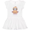 thumbnail image 3 of Inktastic Meditating Sloth Girls Toddler Dress, 3 of 5
