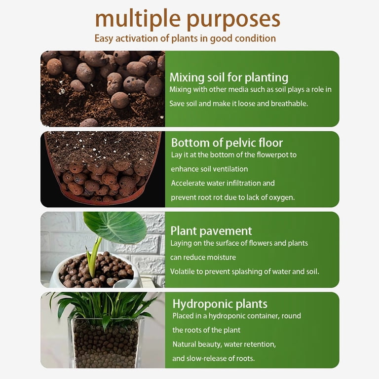 100G Leca Clay Pebbles for Plants 1Cm-1.4Cm Clay Balls Hydroton Leca Balls  for Indoor Plants Hydroponic Growing Gardening Orchids Drainage Decoration  Aquaponics,Leca for Plants,Clay Balls for Plants - Walmart.com