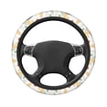thumbnail image 6 of XMXT Colorful Abstract Design Steering Wheel Cover, Elastic Non-Slip Universal Fit Car Decor Accessories Protector for Auto SUV Trucks, 6 of 8