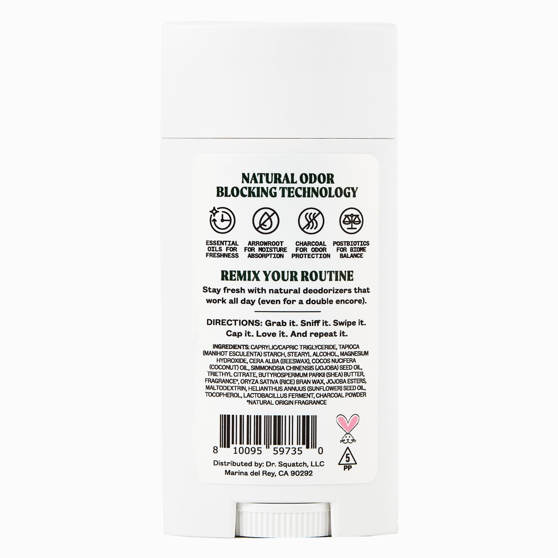 Jukebox Born To Be Wild Natural Deodorant Aluminum Free Deodorant for Women, 2.65 oz