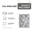 thumbnail image 5 of Regency Heights Cal King Size Cotton Flannel Sheet Set, 4-Piece Flannel Bed Sheets Cal King, 100% Cotton Bed Sheets Set with Deep Pocket, Red Plaid, 5 of 7