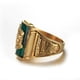 thumbnail image 4 of Anillo de cóctel de imitación de material acero inoxidable elegante chapado en oro 1973 de sello de tigre Jinwen Anillo vintage de acero inoxidable, 4 of 8