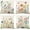 Spring02, variant on Christmas Decorations - Christmas Pillow Covers 18x18 Set of 4,Farmhouse Christmas Throw Pillow Covers Set for Home Bedroom Sofa Couch