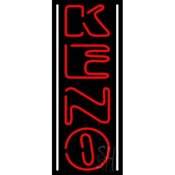 Double Sturke Keno LED Neon Sign 24 x 10 - inches, Black Square Cut Acrylic Backing, with Dimmer - Bright and Premium built indoor LED Neon Sign for wall décor, arcarde, and storefront.
