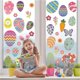 thumbnail image 5 of Easter Decorations Window Clings Decals Decor, Easter Eggs Party Gifts, For Kids School Home Office, About 140pcs Banmo, 5 of 5