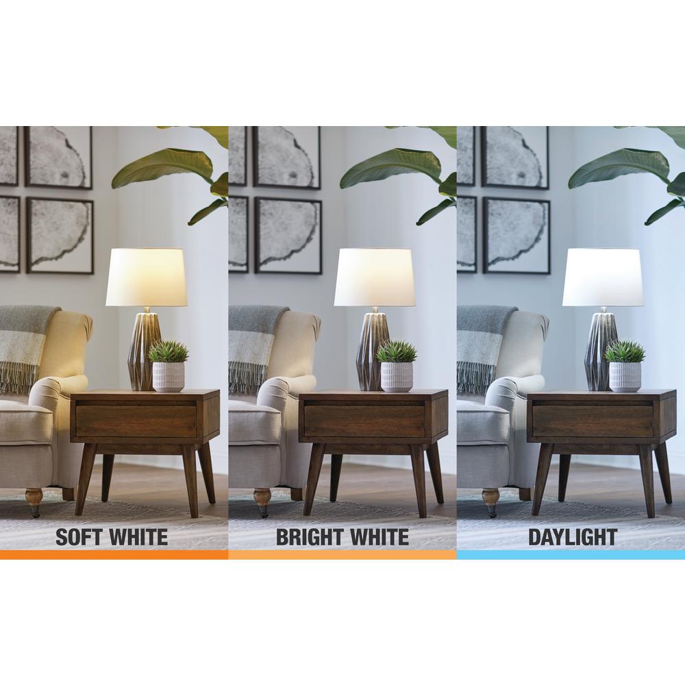 EcoSmart 40-Watt Equivalent G25 Dimmable Energy Star Clear Filament Vintage Style LED Light Bulb Daylight (3-Pack)