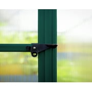Palram - Canopia Mythos 6 x 8 Polycarbonate/Aluminum Walk-In Greenhouse – Green - with Roof Vent
