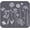 Grey-1, variant on Dish Drying Mat for Kitchen Counter 20x12in Washable Quick Dish Drying Pad Rubber Backed Absorbent Draining Mat Fit Kitchen Counter,Bar,Under Sink,Dishes,Utensils,Dish Rack