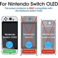 thumbnail image 5 of amFilm [Lot de 2] Protecteur d'Écran OneTouch Gl Conçu pour Nintendo Switch Modèle 2021-avec Kit d'Alignement Automatique, 5 of 5