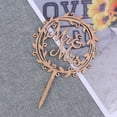 thumbnail image 4 of Mr And Mrs Cake Toppers, Wooden Cake Toppers, Wedding Cake Toppers, Cake Toppers (garland), 4 of 4