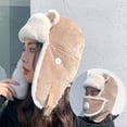 thumbnail image 1 of PEIXUN Winter Adult Cute Windproof Warm Ear Protection Face Protection Adult Hat, 1 of 4