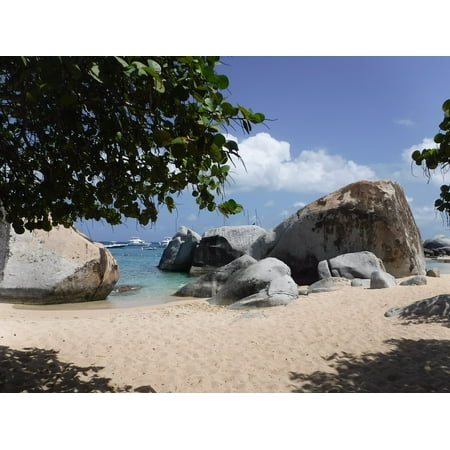 Canvas Print Islands BVI Scenic British Virgin Islands Beach Stretched Canvas 10 x