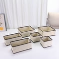 thumbnail image 5 of Unique Bargains Fabric Storage Cube Storage Bin Storage Basket White, 5 of 8