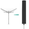 thumbnail image 1 of MesaSe Multi-function Rotary Clothes Dryer Cover Laundry Rack Protective Case Windproof Clothes Dry Cover Waterproof Adjustable Rope Anti-UV Hood with Side Zipper, 1 of 9