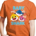 thumbnail image 3 of Baby Shark Family Doo Doo Doo - Toddler And Youth Short Sleeve Graphic T-Shirt, 3 of 6