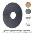 thumbnail image 3 of Uxcell 80mm Dia 22mm Arbor 0.8mm Thick 72 Tooth Nitriding Circular Saw Bit Cutter, 3 of 4