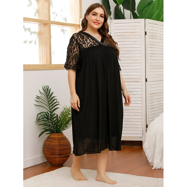 Night dress clearance for fat women
