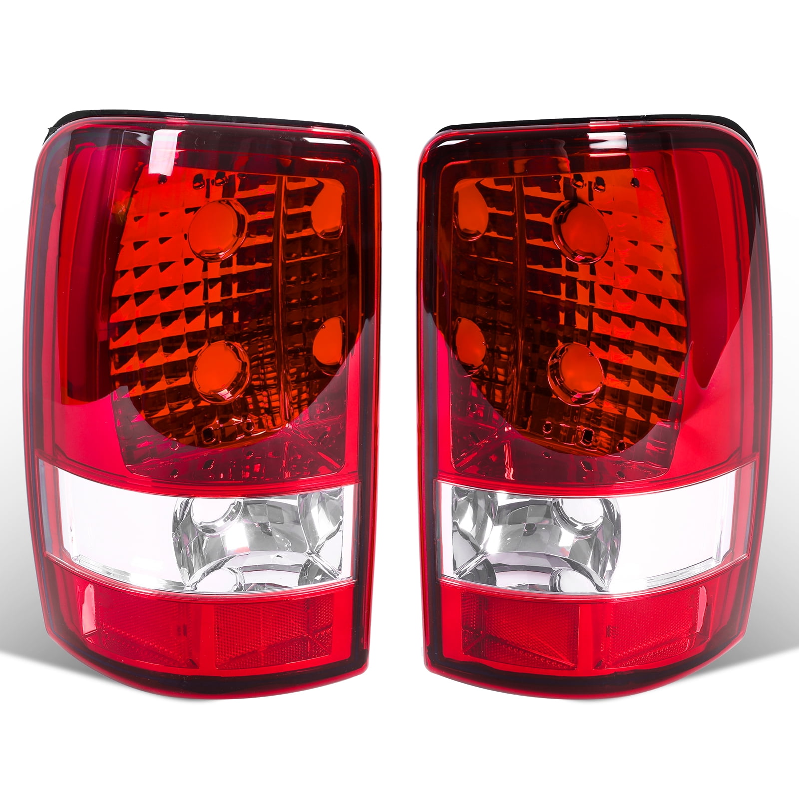 Tail Light Compatible With 2000-2006 Chevy Tahoe Suburban GMC Yukon Driver and Passenger Side Rear Light Brake Lamps