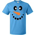 thumbnail image 3 of Inktastic Cute Smiling Snowman Face with Carrot Nose T-Shirt, 3 of 5