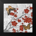 thumbnail image 2 of Stimson, Diane 20x20 Black Modern Framed Museum Art Print Titled - Cherry Blossom Bflies 3, 2 of 5
