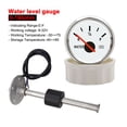 thumbnail image 2 of Water Level Gauge With Water Level Sensor 52mm Water Tank Level Indicator With Red Backlight 0-190 Ohm Sensor ,Rugged Construction, 2 of 5