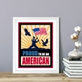 thumbnail image 3 of Designs ByLITA Proud To Be an American, 5 x 7 White Wall Print (Framed) | USA Patriotic Decoration, 3 of 6