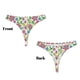 thumbnail image 3 of Balery Vector Mexican Otomi Style Bright Tangas de Algodón para Mujer con Estampado – Ropa Interior Sexy, Transpirable, G-string-X-Small, 3 of 6
