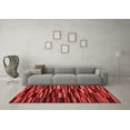 thumbnail image 3 of Ahgly Company Indoor Square Abstract Red Contemporary Area Rugs, 8' Square, 3 of 4