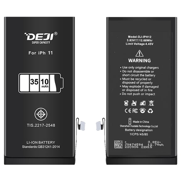 DEJI For iPhone 11 Battery 3510mAh Replacement Battery With tools