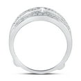 thumbnail image 4 of 14K Yellow Gold Womens Round Diamond Wedding Wrap Ring Guard Enhancer 3/4 Cttw, Womens Size: 5-10, 4 of 4