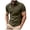 a-114Army Green29, variant on FINALGANG Mens Polo Collar Solid Button Placket Short Sleeve Shirt Slim Fit Soft Breathable Daily Golf Business Plain Polo Tees Cozy Top M