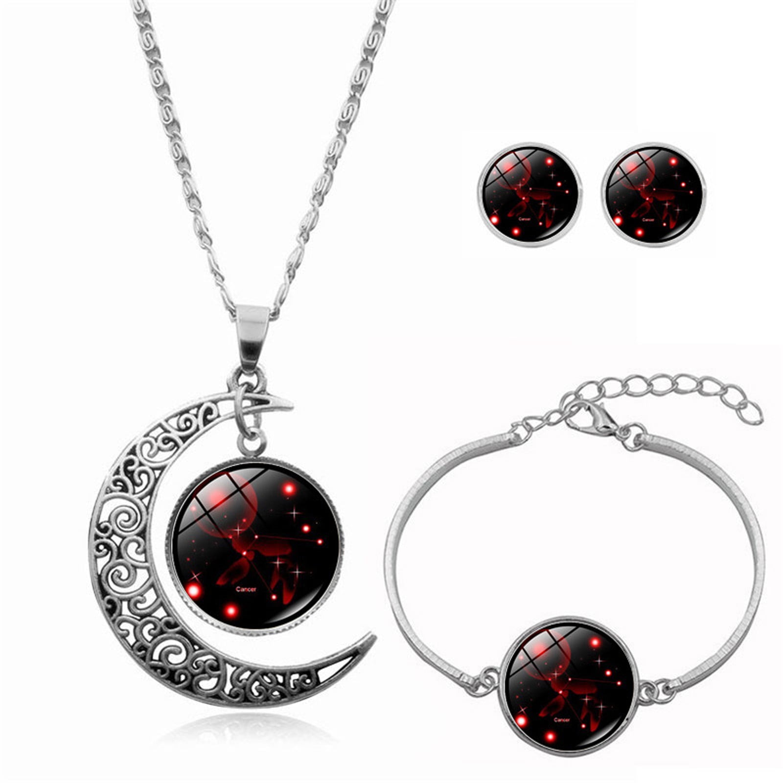 Christmas Deals SHOPESSA Christmas Gifts Jewelry 12 Constellation Moon
