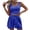 short sets 78#Blue, variant on WAYUTE Womens 2 Piece Outfits Sleeveless Matching Clothing Solid Color Crop Top and High Waisted Shorts Sports Summer Outfit