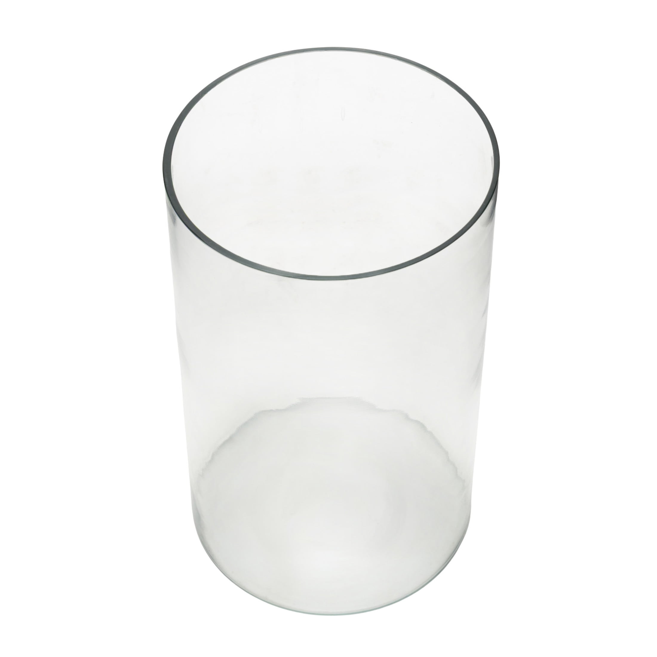 DecMode 10" Wide Glass Vase