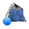 thumbnail image 4 of 6 piezas Pickleball Balls Pelota de competición con bolsa de malla Sports Pickle Balls para azul Cola Bolas de pepinillo, 4 of 8