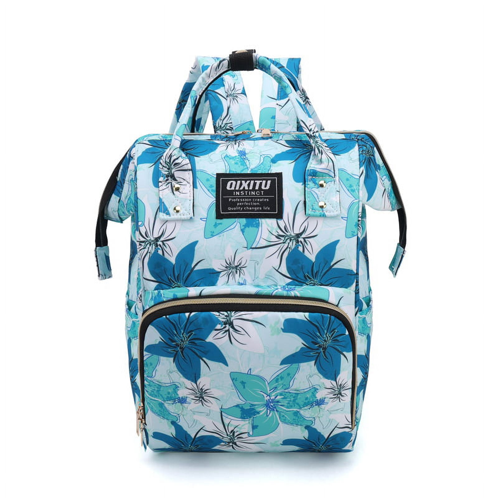 Mummy Bag Fashion Patterned Backpack Lightweight Large Capacity Backpack Maternity Baby Changing Bags Baby Stroller Backpack Diaper Changing Backpack