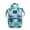 Lake Blue Maple Leaf, variant on Mummy Bag Fashion Patterned Backpack Lightweight Large Capacity Backpack Maternity Baby Changing Bags Baby Stroller Backpack Diaper Changing Backpack