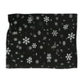 thumbnail image 2 of hengsof Winter Snowflakes Black Throw Blanket Ultra Soft Warm All Season Christmas Decorative Fleece Blankets for Bed Chair Car Sofa Couch Bedroom, 2 of 6