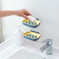 thumbnail image 4 of Summer Savings Clearance! Soap Dish for Bathroom QTOCIO Soap Box Wall Mounted Bathroom Hole Less Soap Dish Bathroom Shelf Household Soap Draining Box Wall Mounted Strong Bearing Weight, 4 of 6