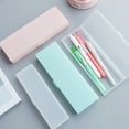 thumbnail image 1 of SagaSave PP Frosted Pencil Case Pencil Box Storage Pens Erasers Students Stationery Organizer S/M/L, 1 of 7