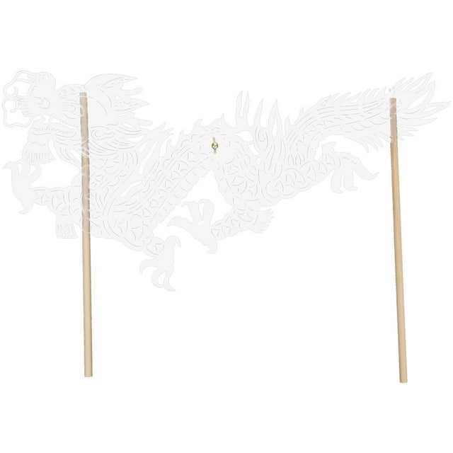 1Pcs Hand Puppet Dragon Shape Shadow Puppetry Toy for Interactive Play and Cultural Education