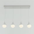 thumbnail image 3 of Artika Glitzer Modern LED Pendant Light Fixture, Chrome, 3 of 5