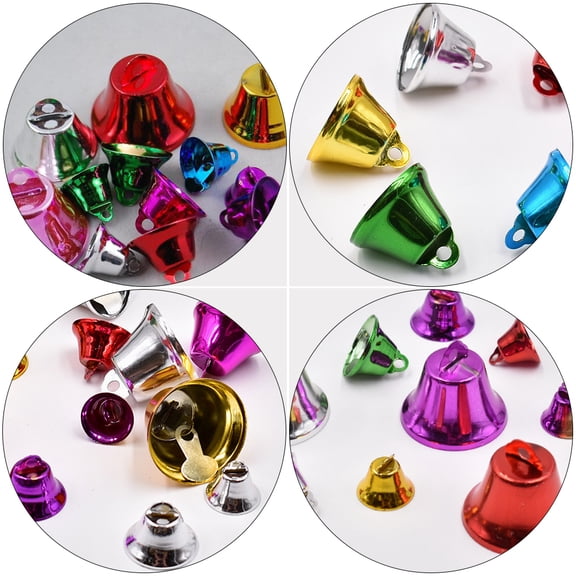 20 Pieces Mini Craft Bells for Parakeet Toys, Bird & Parrot Chew Toys, Wind Chimes, Jewelry Making, Assorted Color Charms