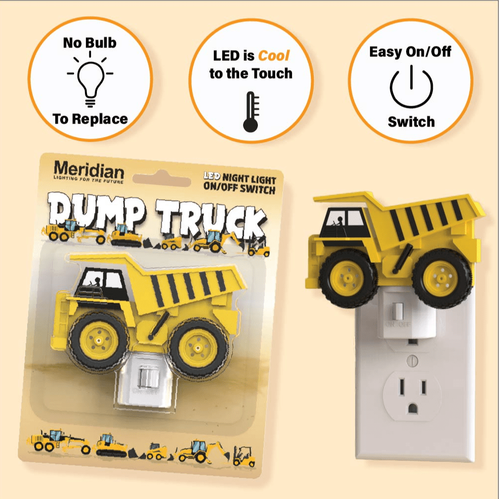 Meridian Lighting Dump Truck Night Light