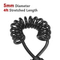 thumbnail image 3 of Coiled Leash for Surfing Board, Surfing Ankle Leash Spring Leg Foot Rope for Shortboard, Longboard, Paddleboard, 3 of 7