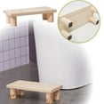 ZAROYEAX Wooden Stool Small Bedside Step Stool Shower Stool Stool